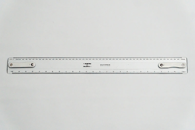 ME63-500 Drafting Machine Ruler, 1:20,50. Length: 500mm with B2 chuck plate fitted