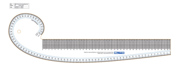 DM5 combined pattern making curve and grading ruler – Mathomat geometry ...