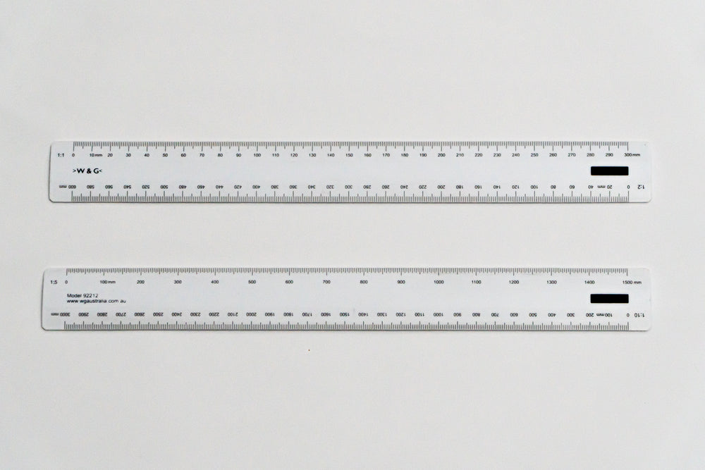 92212 Ratios: 1:1, 2, 5, 10 - Hand scale ruler, 300mm – Mathomat ...
