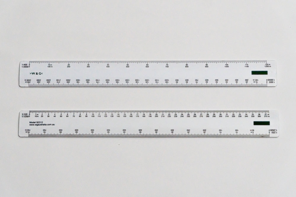 Ratio Ruler Ruler 92312 Ratios: 1:125,250,400,800,1250,2500,4000,8000 - Hand scale ruler ...
