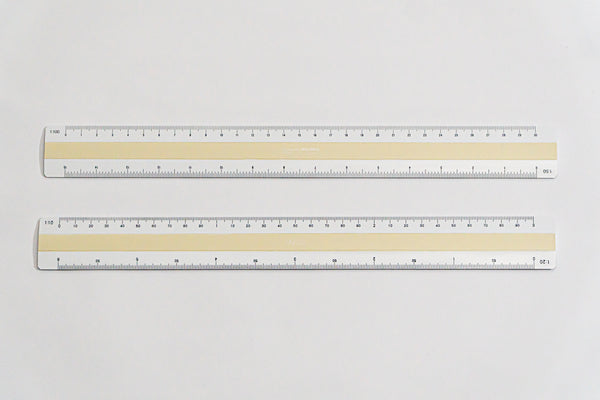 9812 Ratios: 1: 10,20,50,100 - Hand scale ruler, 300mm – Mathomat ...