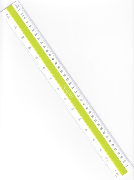 9512 Ratios: 1: 1,5,20,50,100,200,1250,2500 - Hand scale ruler, 300mm ...
