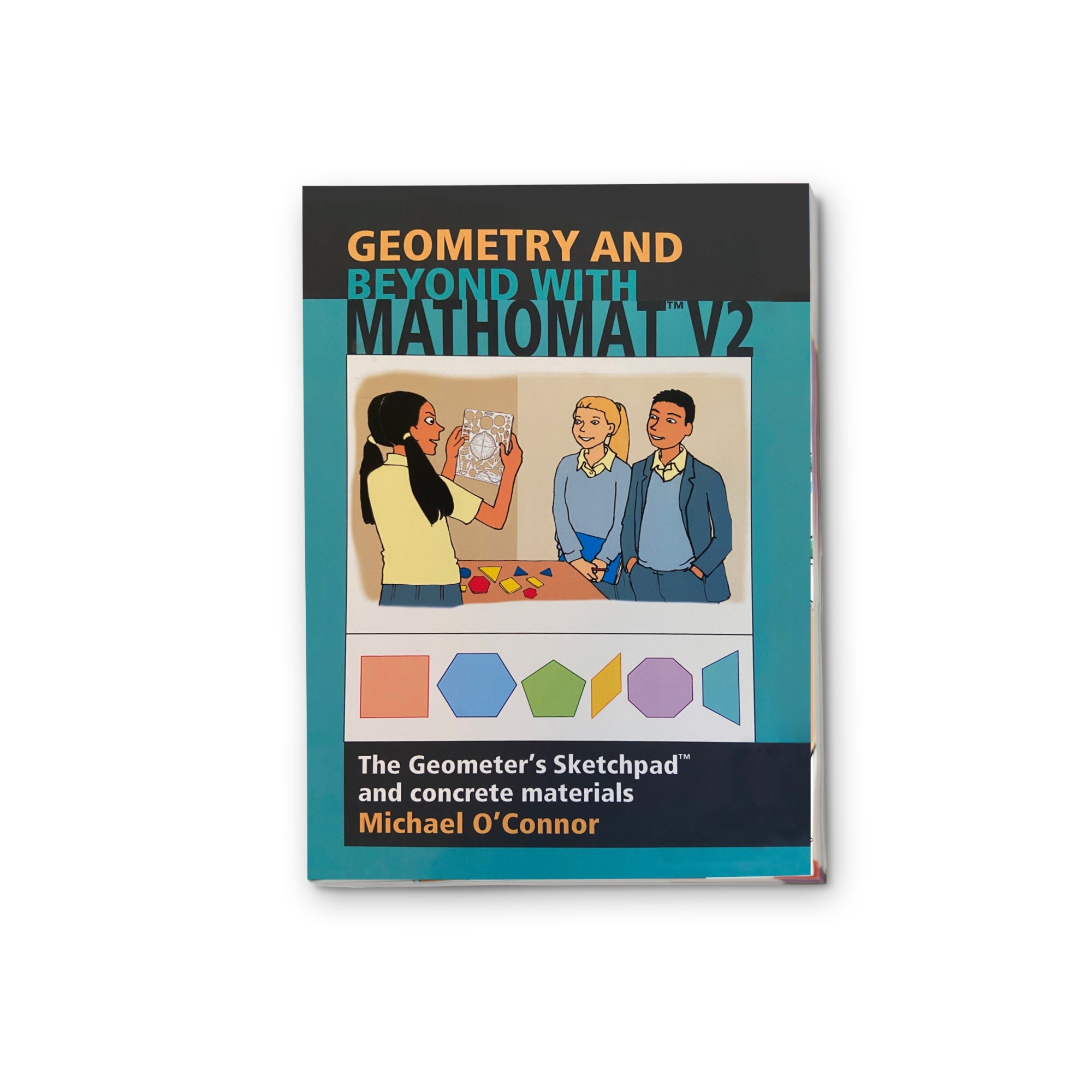 Mathomat V2 Math Template With 28-Page Instruction Book & Binder – Geometry Tool