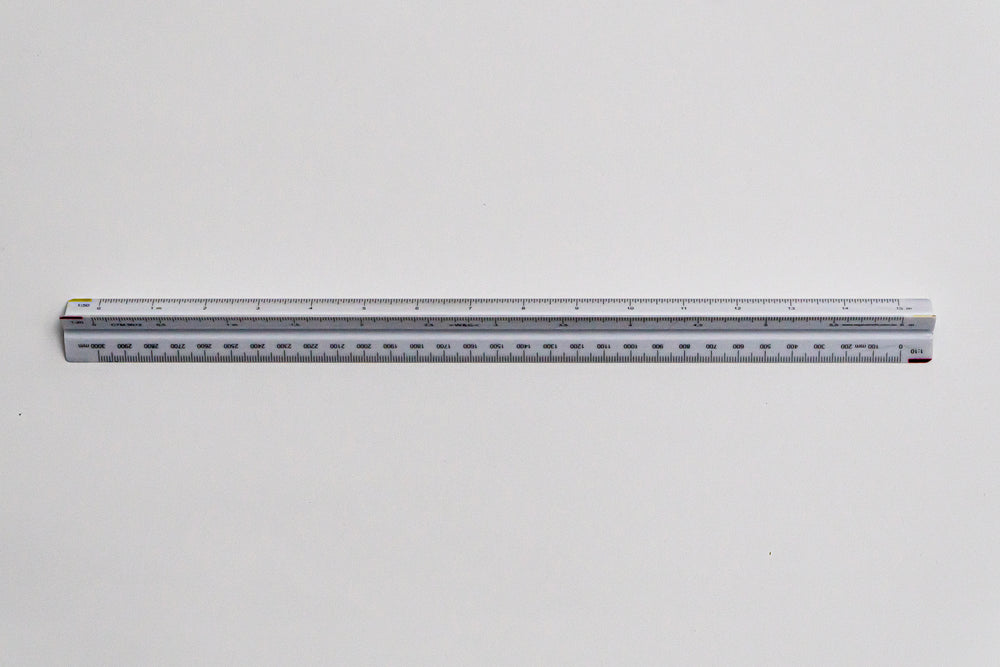 CTM9012 Ratios: 1: 2.5,5,10,20,50,100 - Hand scale ruler, 300mm