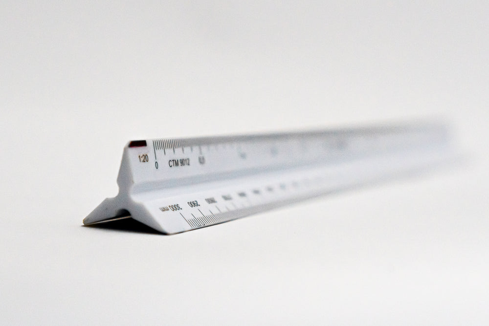CTM9012 Ratios: 1: 2.5,5,10,20,50,100 - Hand scale ruler, 300mm ...