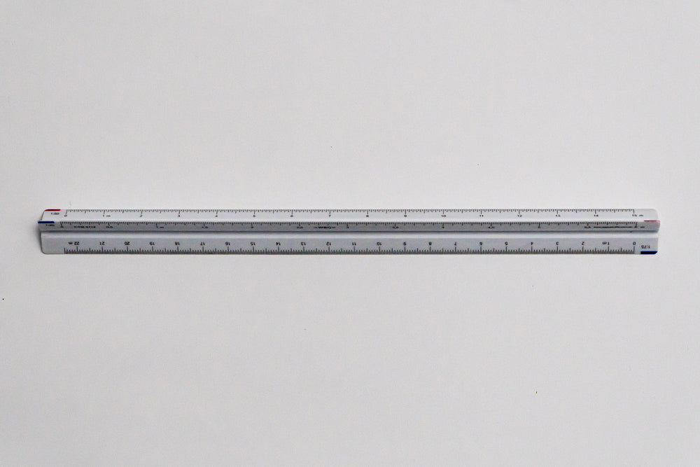 CTM9112 Ratios: 1: 20, 25, 50, 75, 100, 125 - Hand scale ruler, 300mm ...
