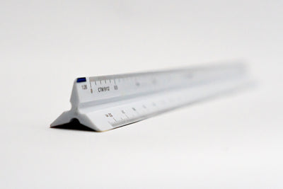 CTM9112 Ratios: 1: 20, 25, 50, 75, 100, 125 - Hand scale ruler, 300mm