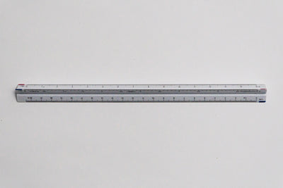 CTM9112 Ratios: 1: 20, 25, 50, 75, 100, 125 - Hand scale ruler, 300mm