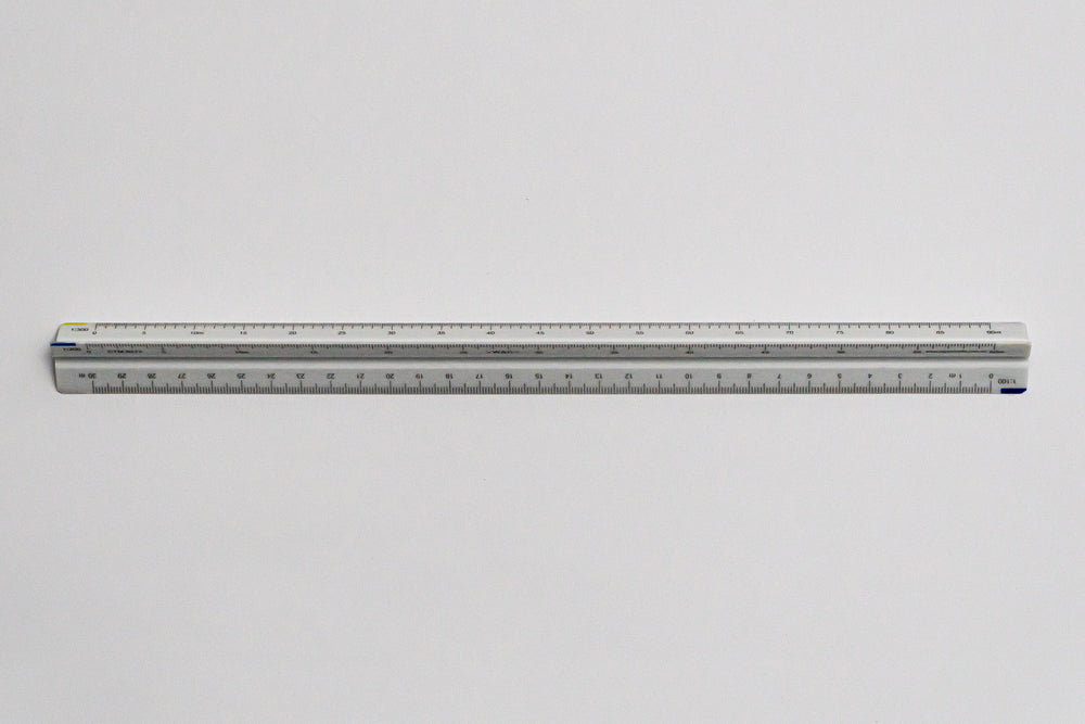 CTM9212 Ratios: 1: 100, 200, 250, 300, 400, 500 - Hand scale ruler, 300mm