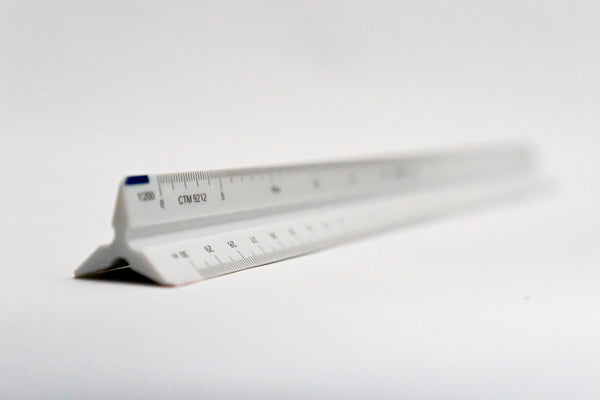 CTM9212 Ratios: 1: 100, 200, 250, 300, 400, 500 - Hand scale ruler, 30 ...