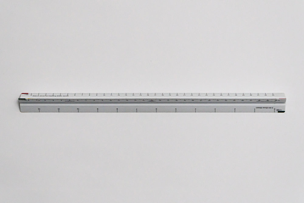 CTM9312 Ratios: 1: 100 - Quantity surveyor hand scale ruler, 300mm ...