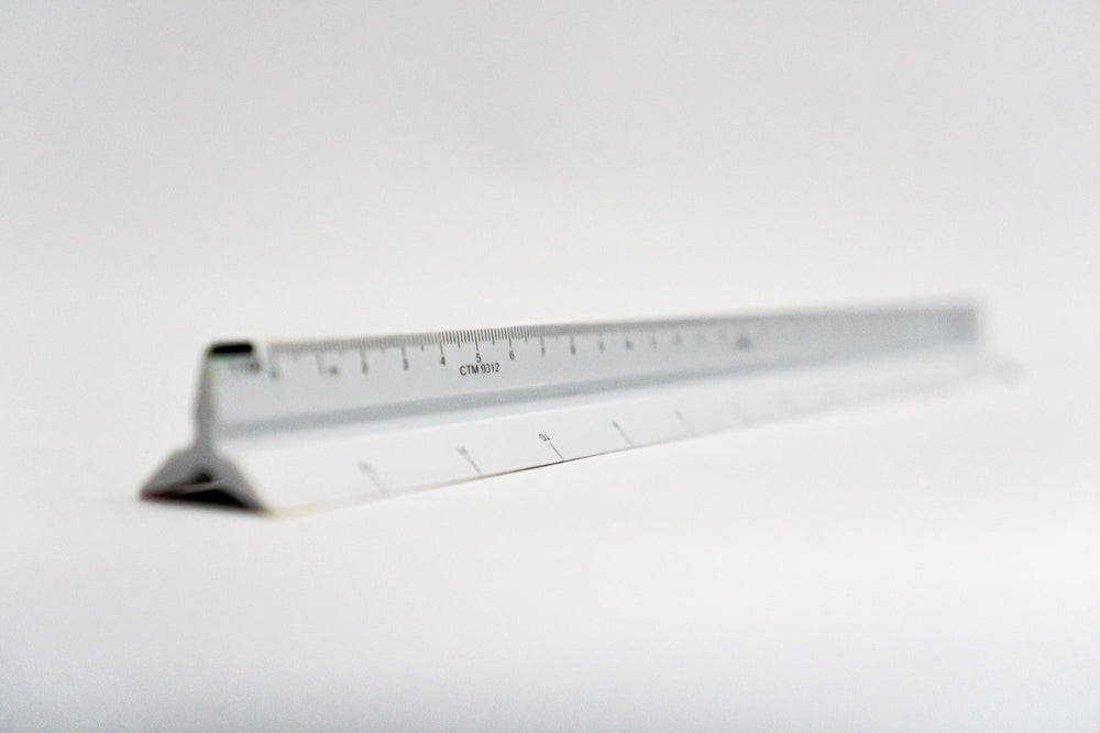 CTM9312 Ratios: 1: 100 - Quantity surveyor hand scale ruler, 300mm