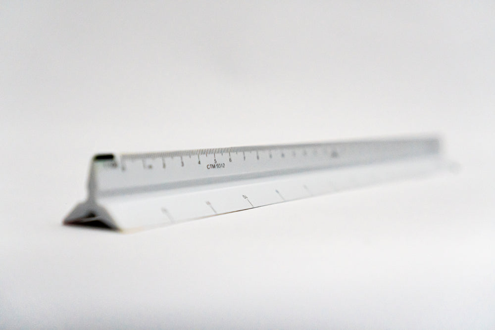 CTM9312 Ratios: 1: 100 - Quantity surveyor hand scale ruler, 300mm ...