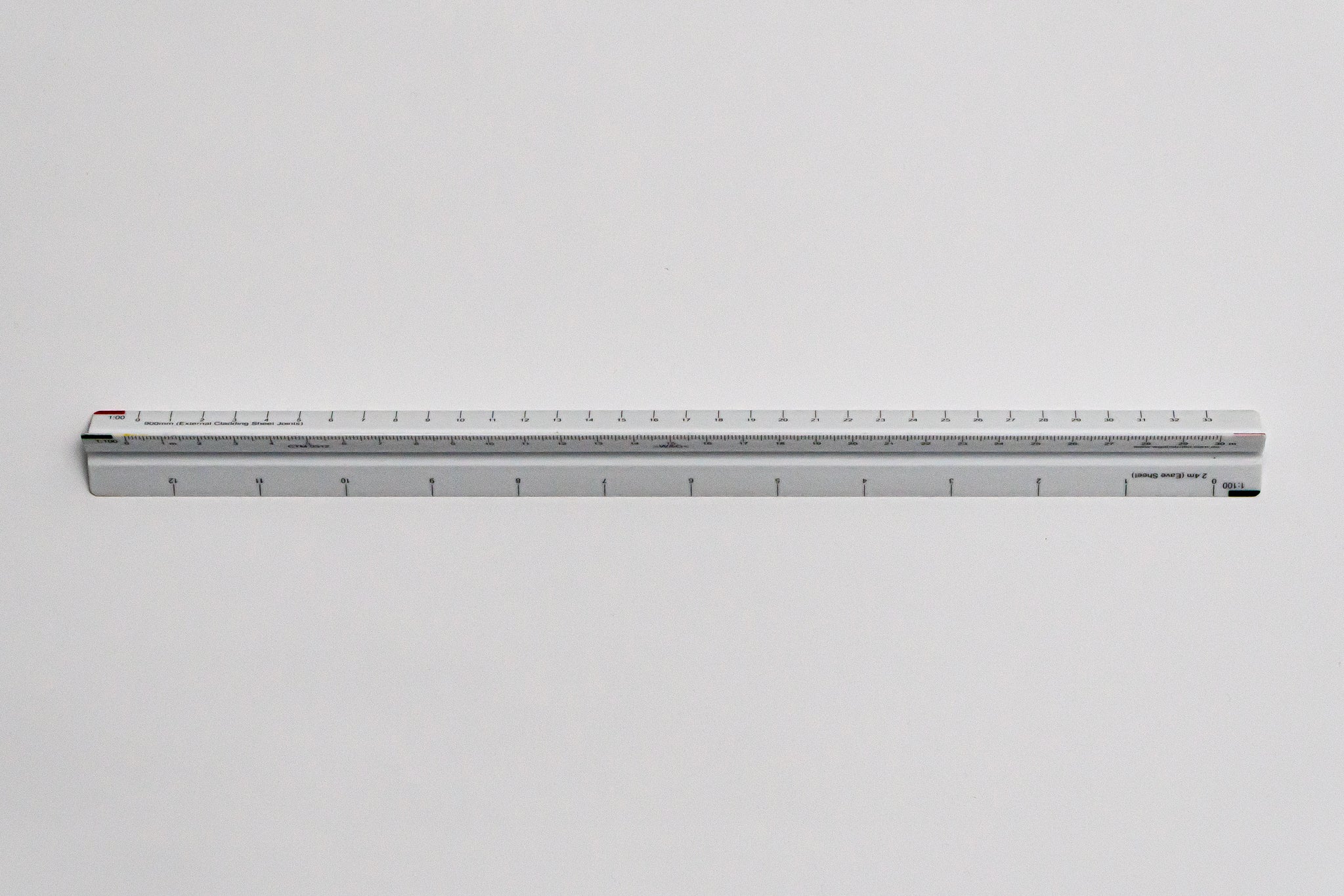 CTM9312 Ratios 1 100 Quantity surveyor hand scale ruler 300mm Mathomat geometry drawing template