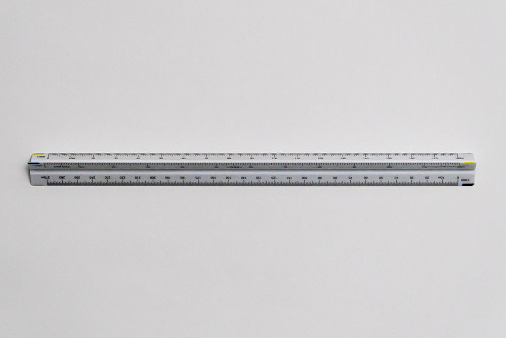 CTM9412 Ratios: 1:400,600,800,900,1500 and 3000 - Hand scale ruler, 300mm