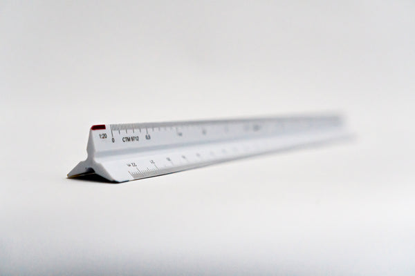 CTM9712 Ratios: 1: 20,25,33.3,50,75,100 - Hand scale ruler, 300mm ...
