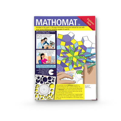 Mathomat V5 Geometry Template<br>(Explorer Pack) With 128 page illustrated student manual