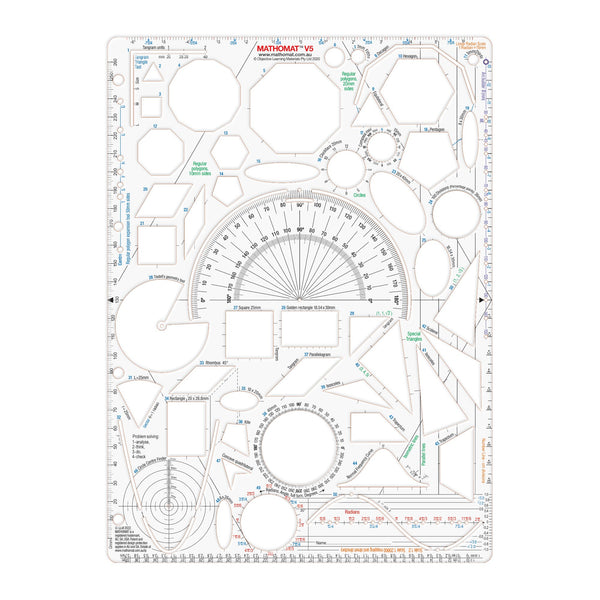 Mathomat V5 Geometry Template(Explorer Pack) With 128 page illustrated ...