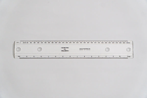 ME12TR Drafting Machine Ruler, 1:20,50. Length: 300mm – Mathomat ...
