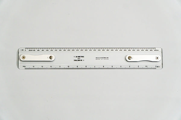 ME63-300 Drafting Machine Rule, 1:20,50. Length: 300mm with B2 chuck p ...