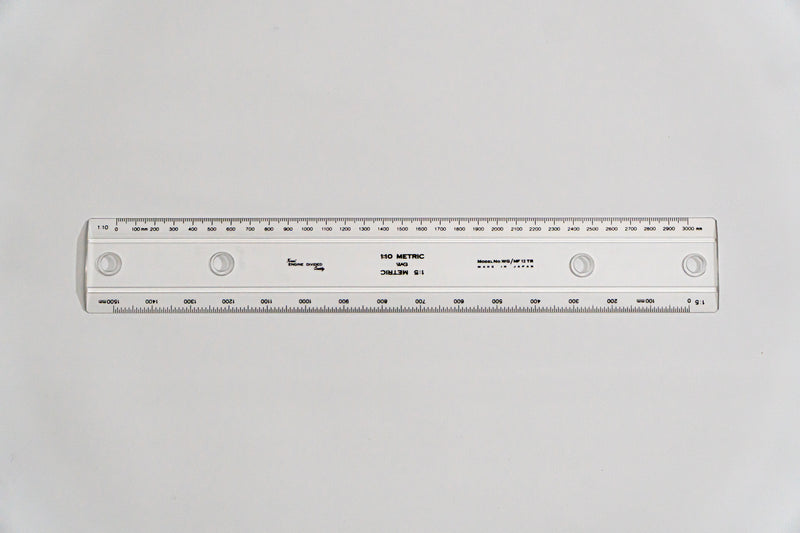 MF12TR Drafting Machine Ruler, 1:5,10. Length: 300mm
