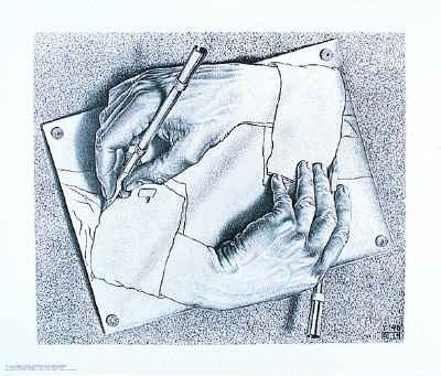 M.C. Escher Posters Drawing Hands