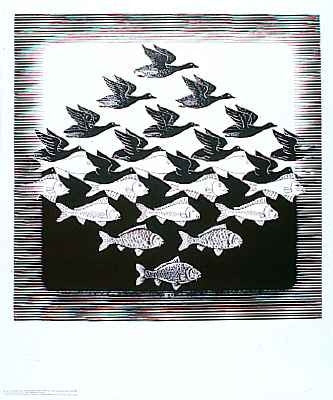 M.C. Escher Posters Sky & Water
