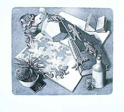 M.C. Escher Posters Reptiles