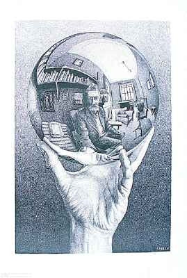 M.C. Escher Posters Hand With Sphere