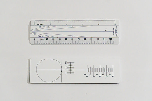 Design For Vision Ruler Optical Ruler – Mathomat geometry drawing template